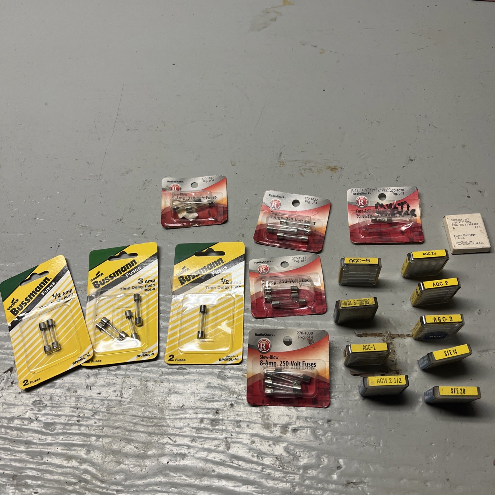 Lot Of Cooper Bussmann Buss Fuses Lot Of Cooper Bussmann Buss Fuses