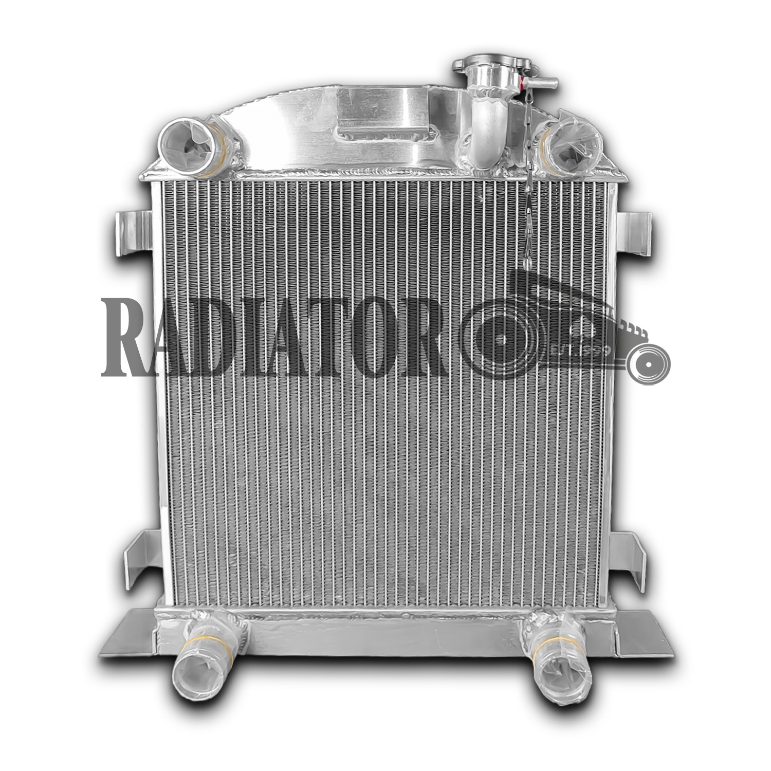 3 Row Aluminum Radiator FOR Ford Lowboy Chopped w/flathead V8 engine 1932-1939