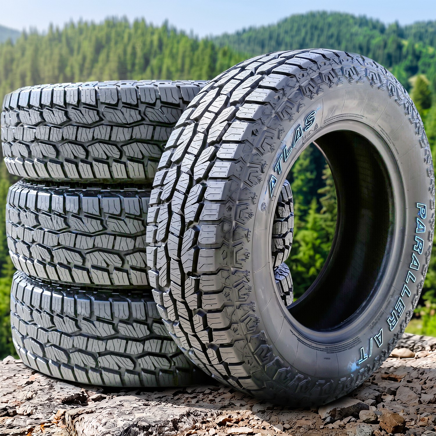 4 Atlas Tire Paraller A/T 275/60R20 115T (OWL) 55k Mi Warranty 560AB 4 Atlas Tire Paraller A/T 275/60R20 115T (OWL) 55k Mi Warranty 560AB