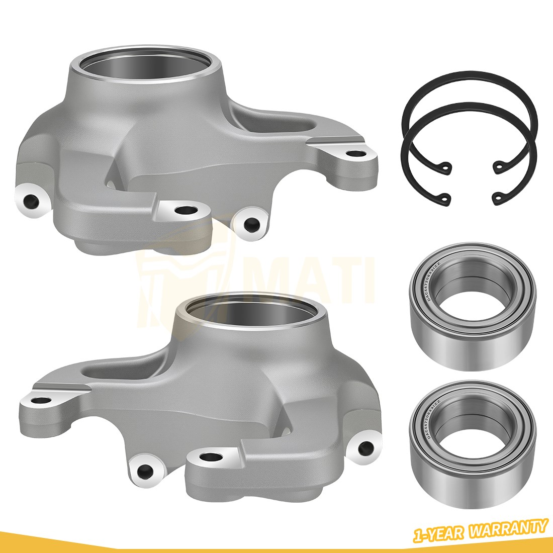 2PCS Front Steering Knuckles Kit for Polaris Sportsman Scrambler 550 850 1000 XP