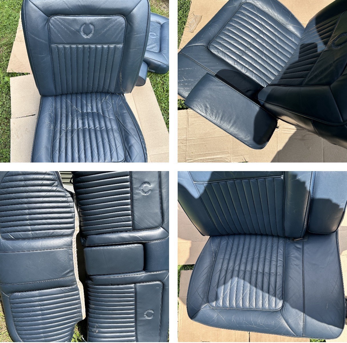 1980-1989 Cadillac Brougham Seats Front & Back 1980-1989 Cadillac Brougham Seats Front & Back