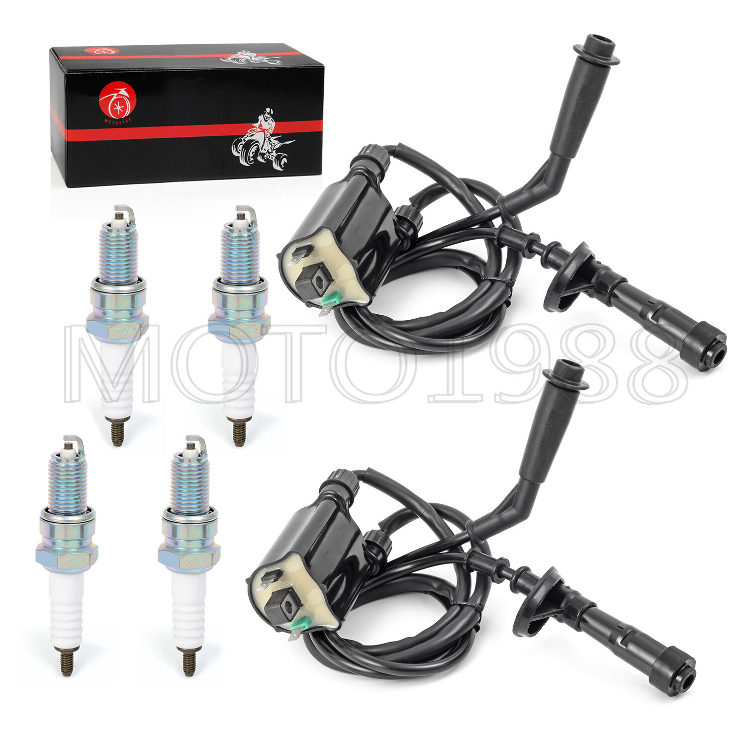1988-07 For Honda Shadow VLX 600 VT600C VT600CD Deluxe Ignition Coil Spark Plug