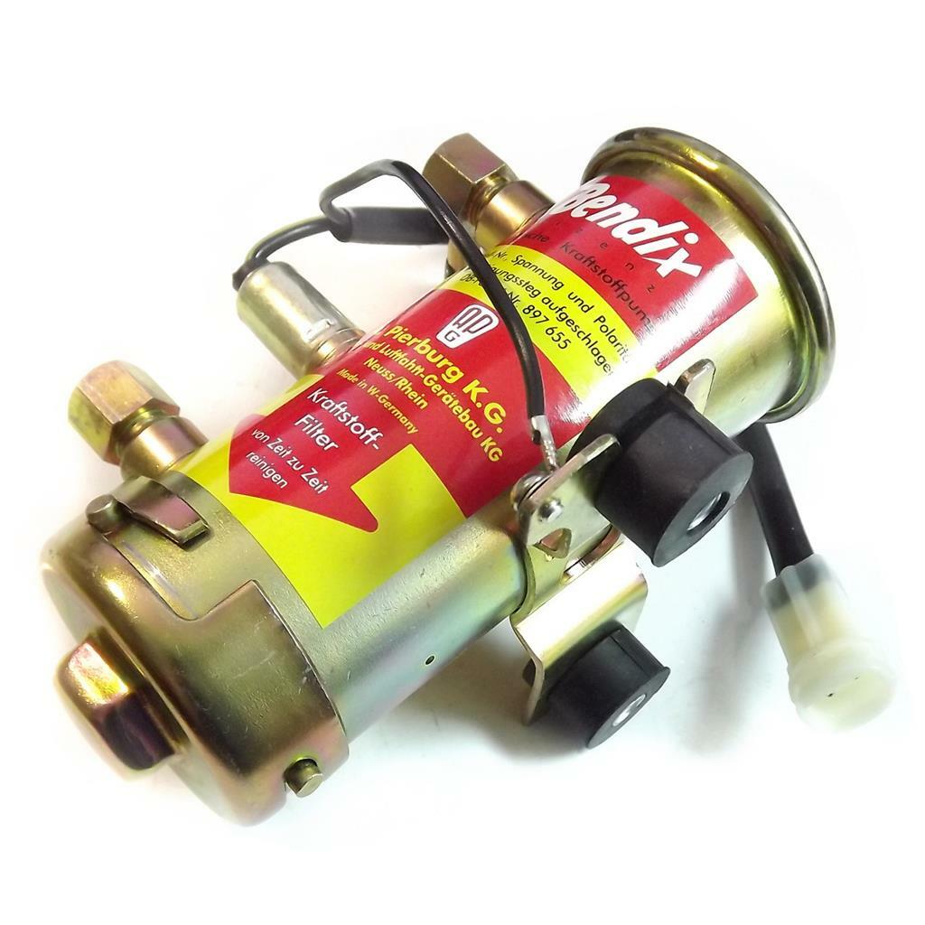 Bendix style FUEL PUMP 12V with spring loaded valve - Porsche, Ferrari - GOLD