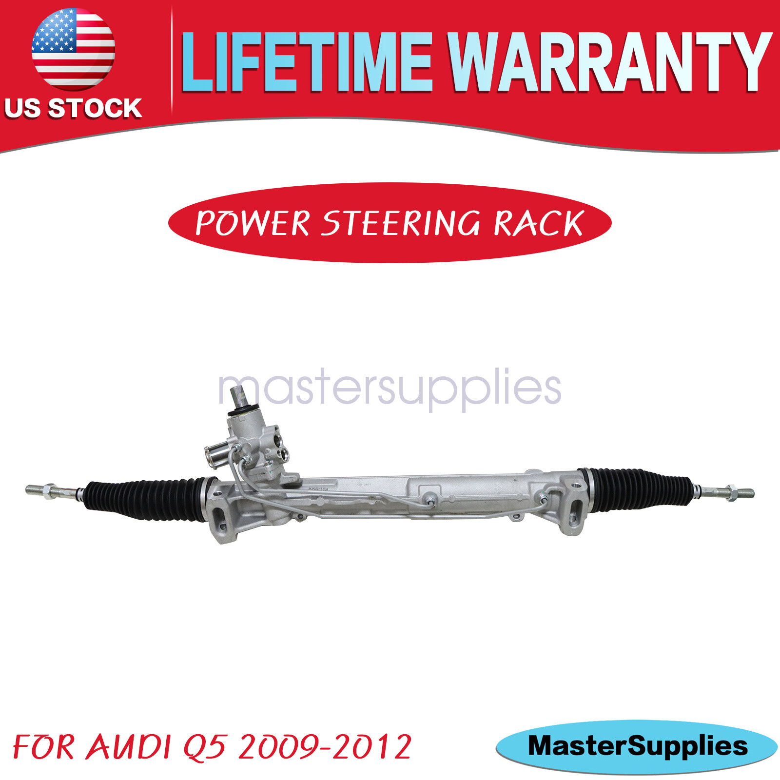 For Audi Q5 2009-2012 L4 2.0L V6 3.2L 1X Power Steering Rack and Pinion Assembly