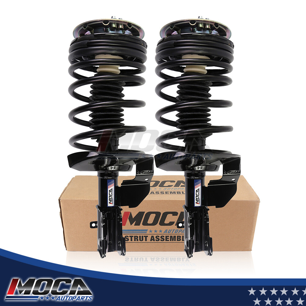 2x Quick Complete Front Strut Coil Springs w/ Mount fit 84-96 Buick Century