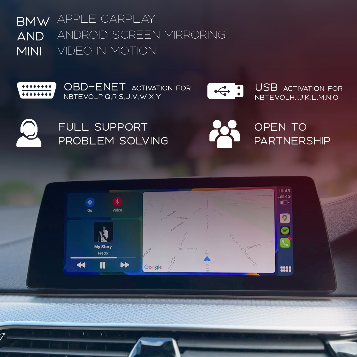 FSC NBT EVO ID5/ID6 BMW Apple CarPlay Activation + VIM