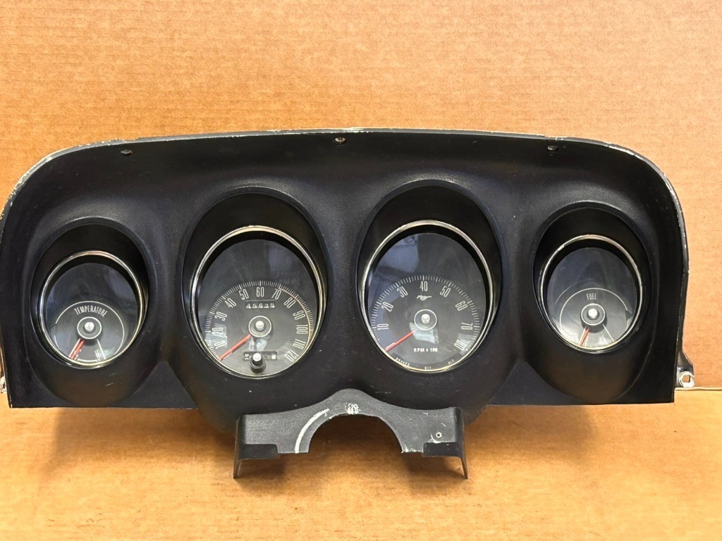 1970 Mustang Instrument Panel w/ 8k Tachometer Original Survivor Tach Dash