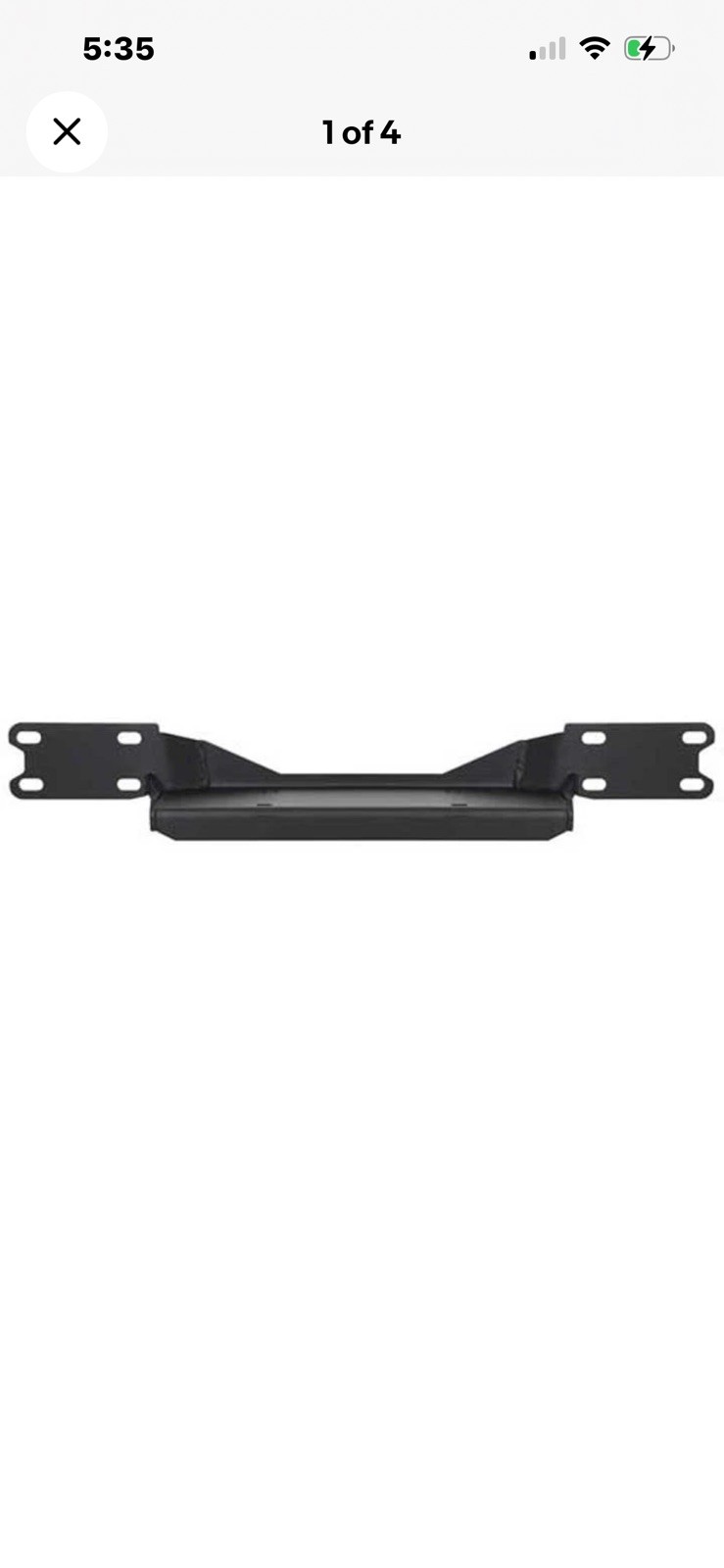 Westin 46-23925 For 18-C Wrangler/20-C Gladiator Black WJ2 Winch Tray