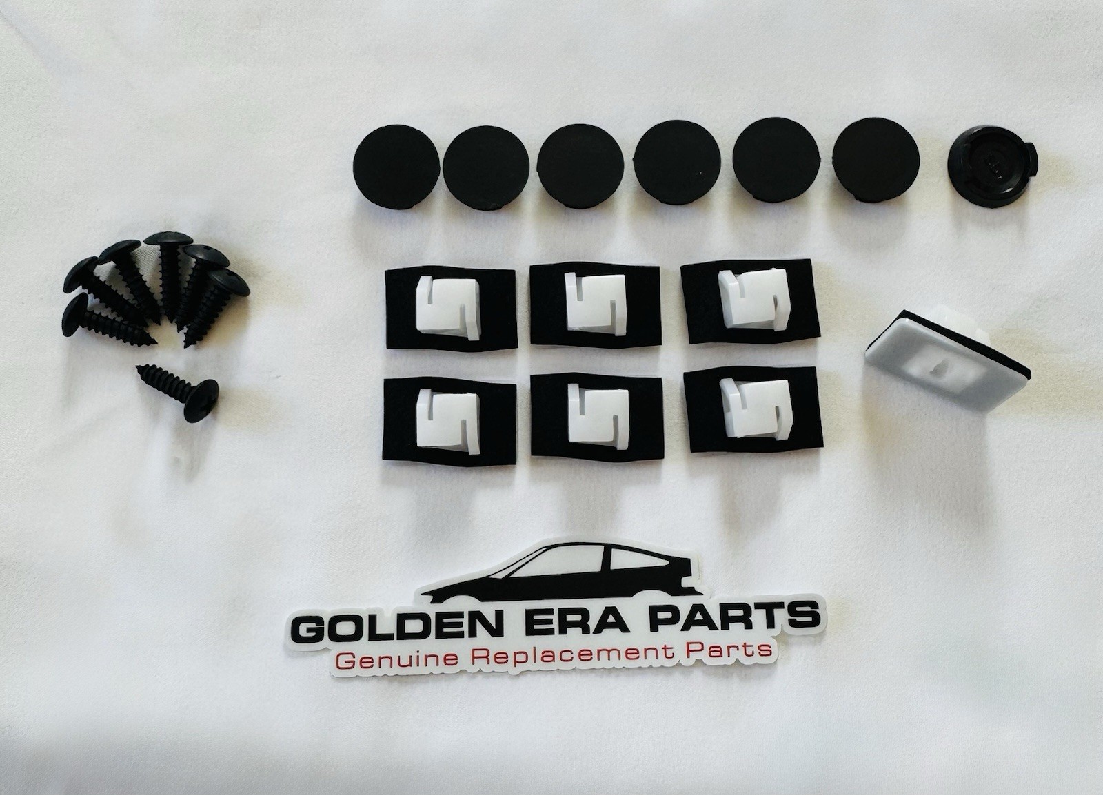 For 1988 - 1991 Honda Civic CRX EF Cowl Trim Retaining Hardware Kit OE 89 90