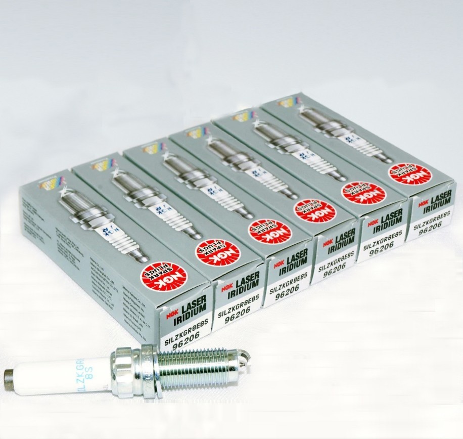 6PCS Genuine NGK Laser Iridium High Ignitability Spark Plug 96206 SILZKGR8E8S 6PCS Genuine NGK Laser Iridium High Ignitability Spark Plug 96206 SILZKGR8E8S