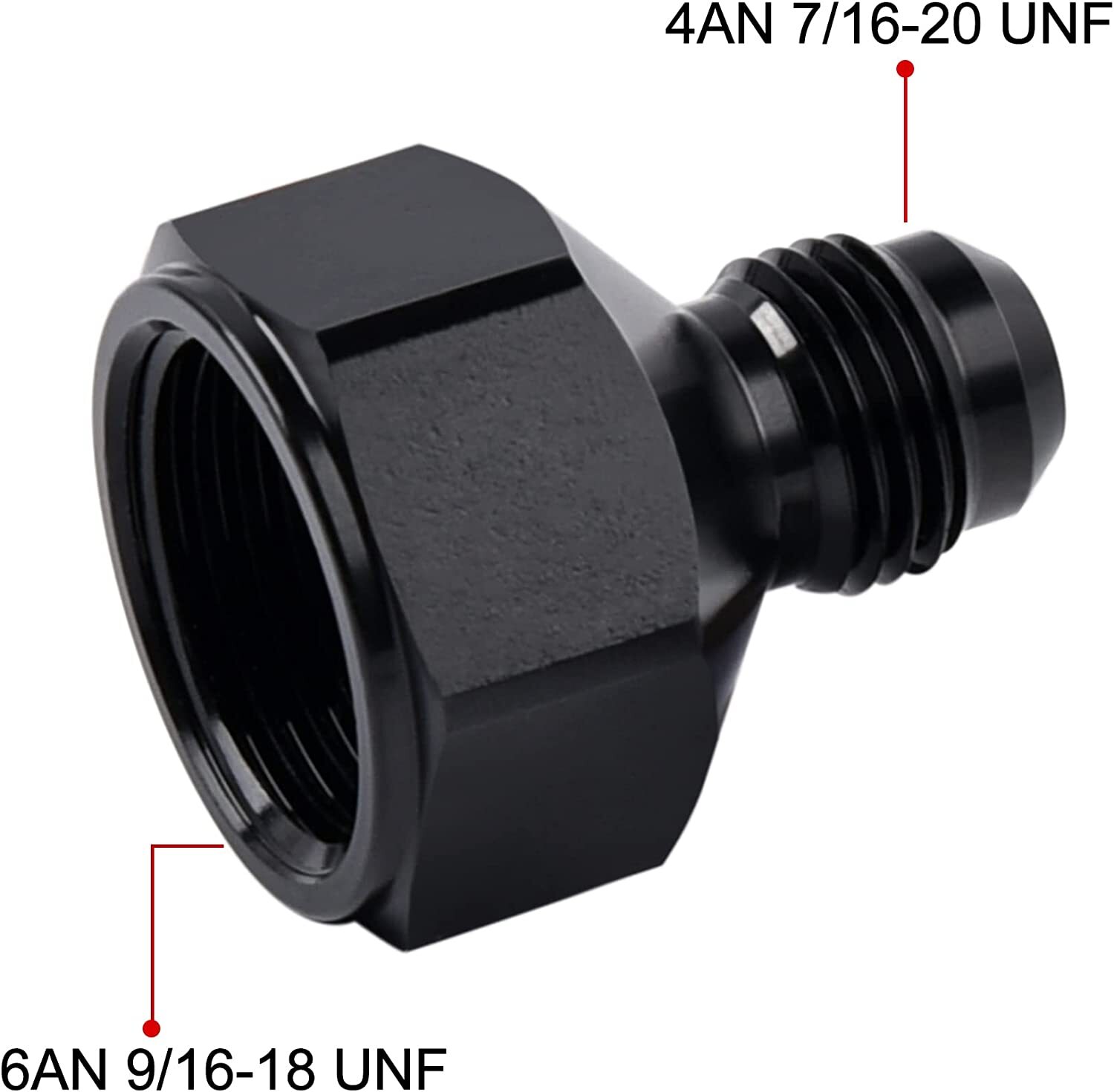 LokoCar 12AN 10AN 8AN 6AN Female to 10AN 8AN 6AN 4AN Male Flare Reducer Adapter