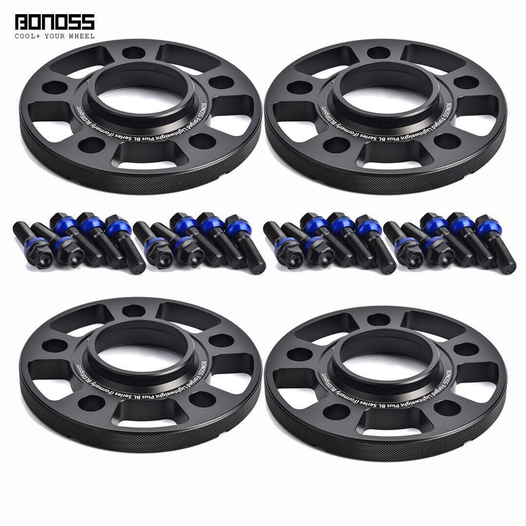 BONOSS 2x12mm+2x15mm Wheel Spacer for Mercedes-Benz E63 AMG S W213 5x112 CB66.5