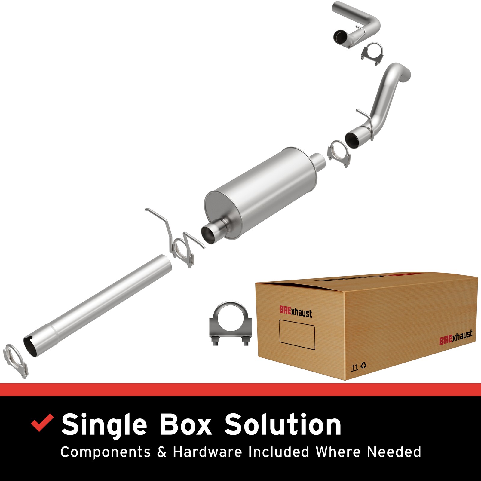 OE Replacement Exhaust System Kit For 1997-1999 Dodge Dakota OE Replacement Exhaust System Kit For 1997-1999 Dodge Dakota