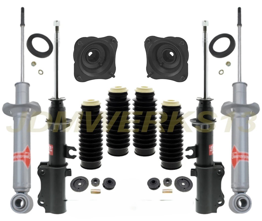 SUSPENSION REBUILD KIT & KYB 4 STRUTS SHOCKS for FC MAZDA RX7 RX-7 1989 89 90 91