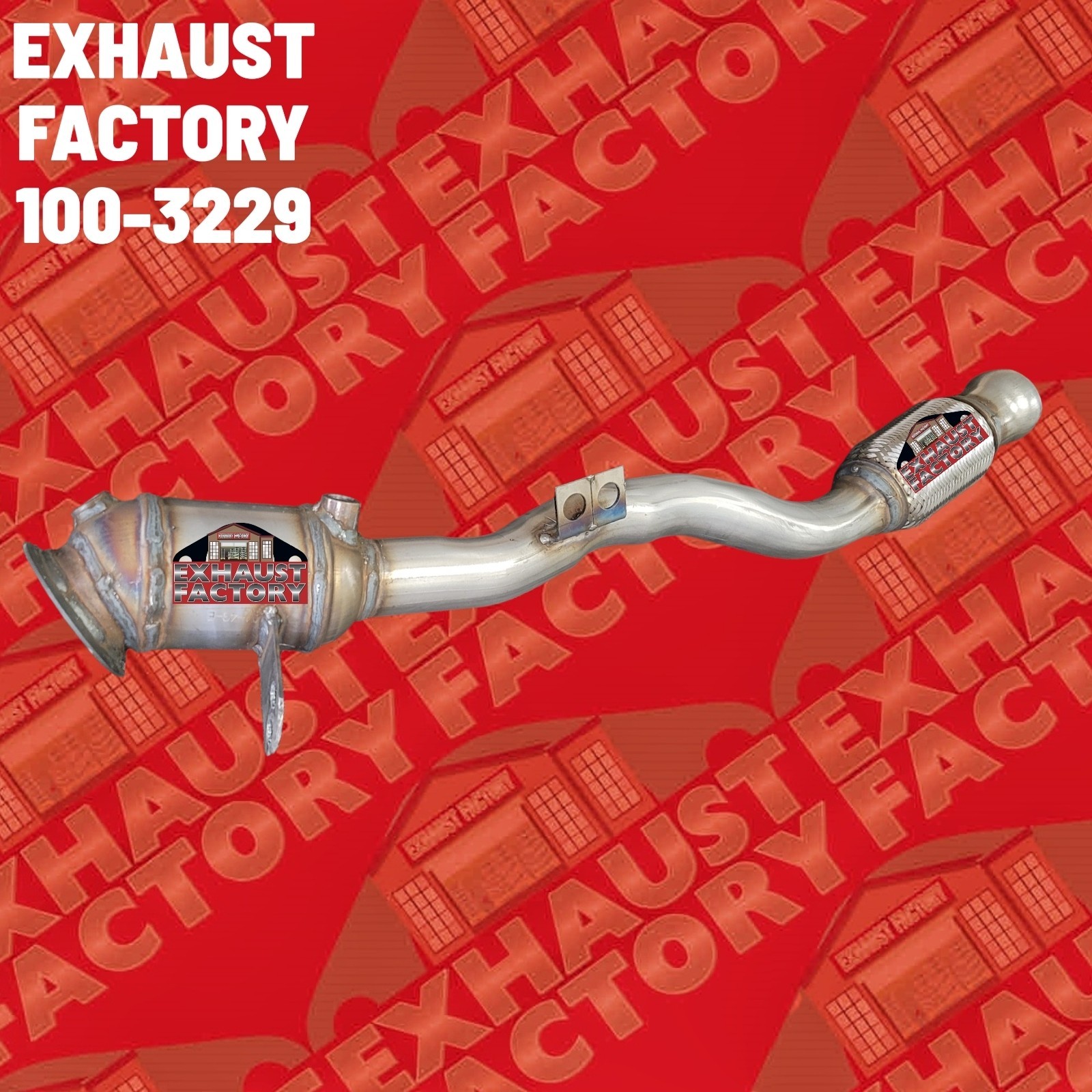 100-3229 FRONT FLEX PIPE FITS 2016-2021 MERCEDES-BENZ METRIS 2.4L ENG 100-3229 FRONT FLEX PIPE FITS 2016-2021 MERCEDES-BENZ METRIS 2.4L ENG