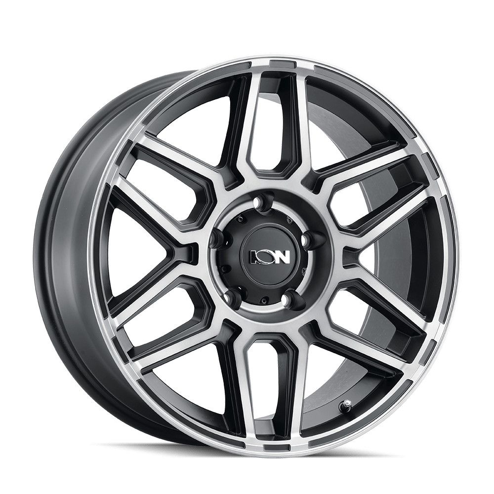 17x9 Ion Type 146 Matte Black w/ Machined Dark Tint Wheel 6x5.5 (0mm)