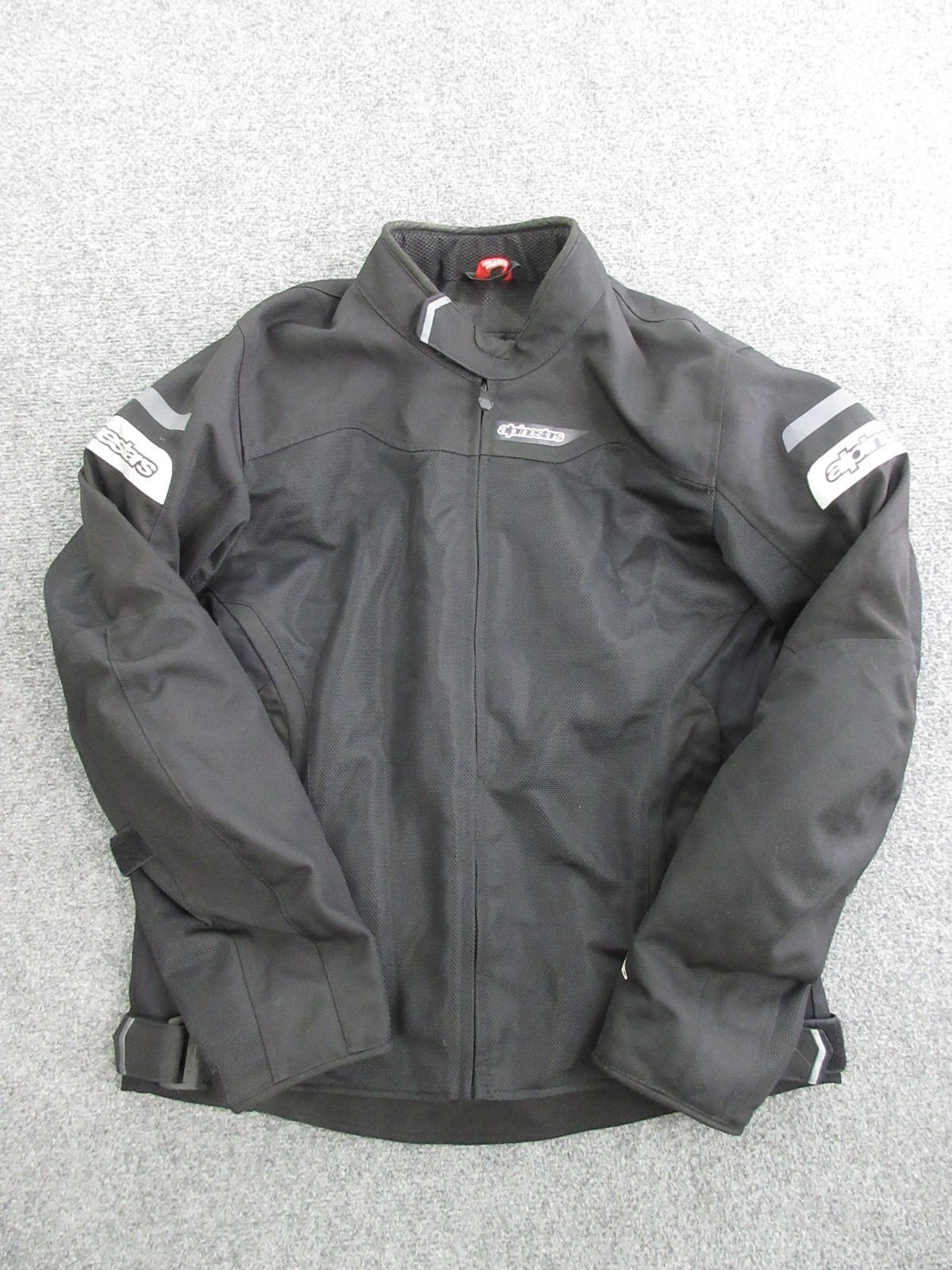 Alpinestars Leonis Air Drystar Jacket Mens Large Black Mesh Touring Motorcycle