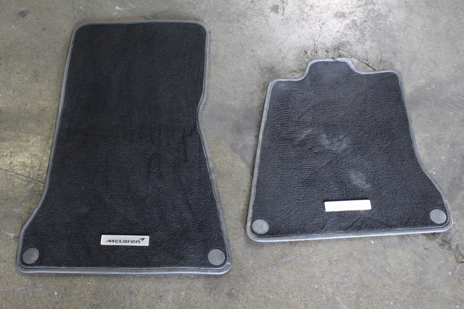 McLaren 570S, Floor Mat Set, Some Wear, Used