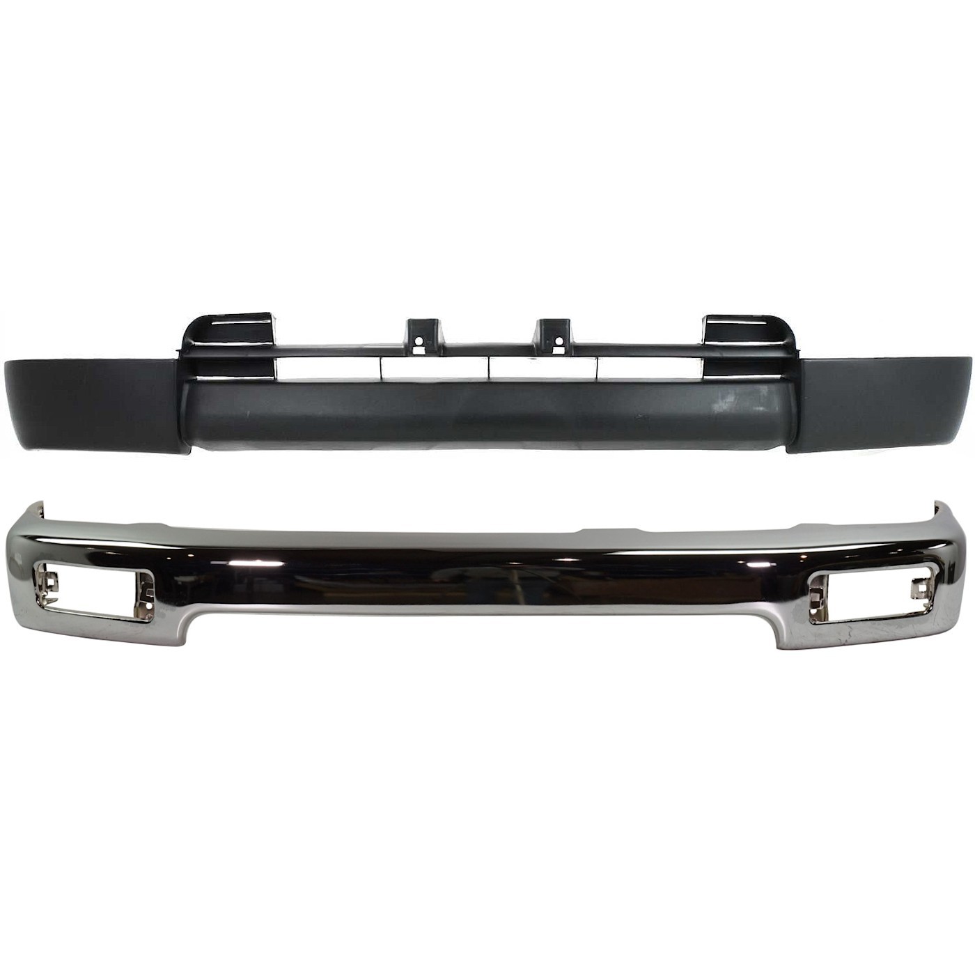 Bumper For 1996-1998 Toyota 4Runner Front Chrome Steel with Valance