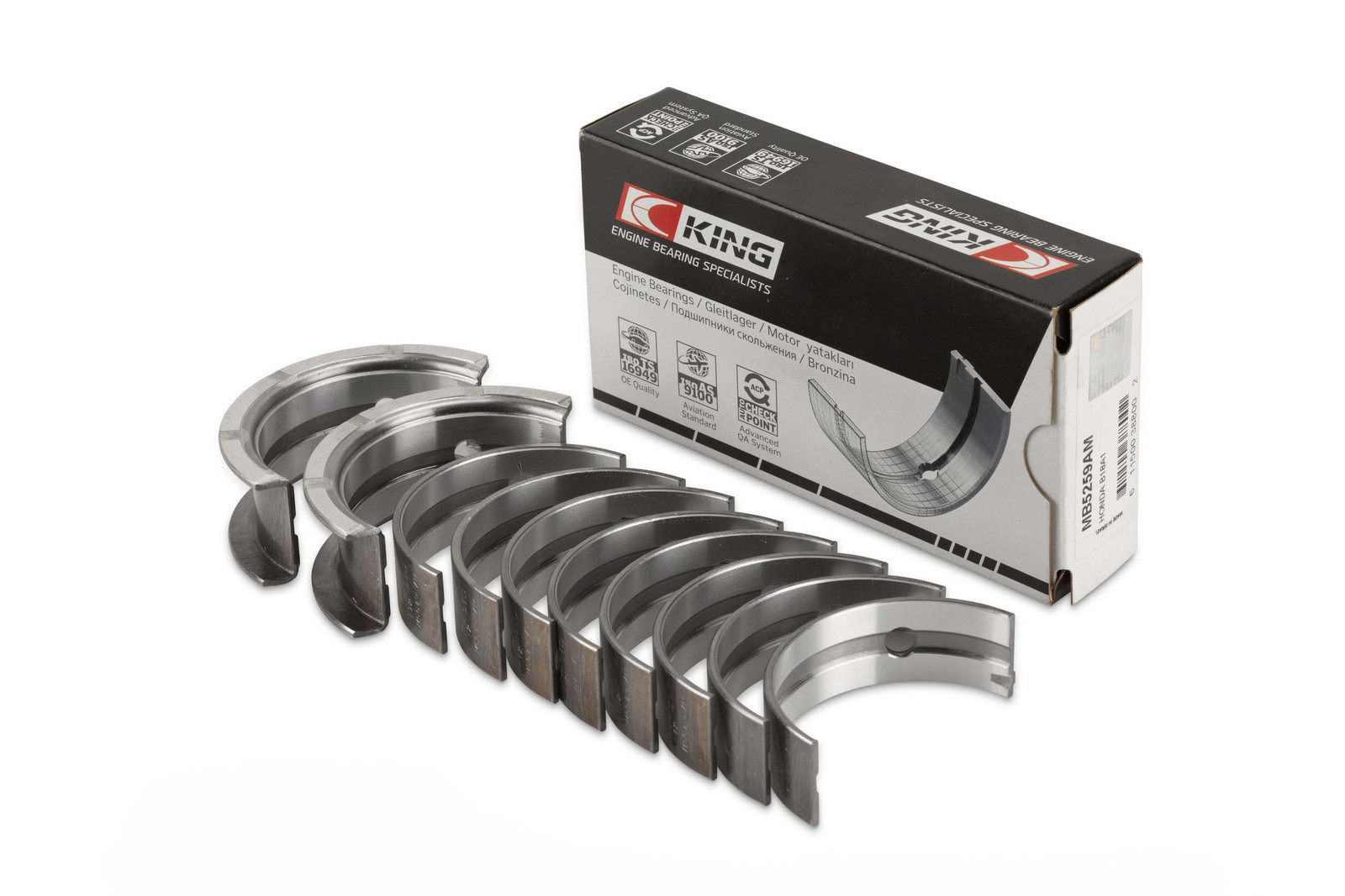 King STD Main Bearings for Subaru/Toyota/Scion FA20/FA20D/FA20E/FA20F 2.0L/2....