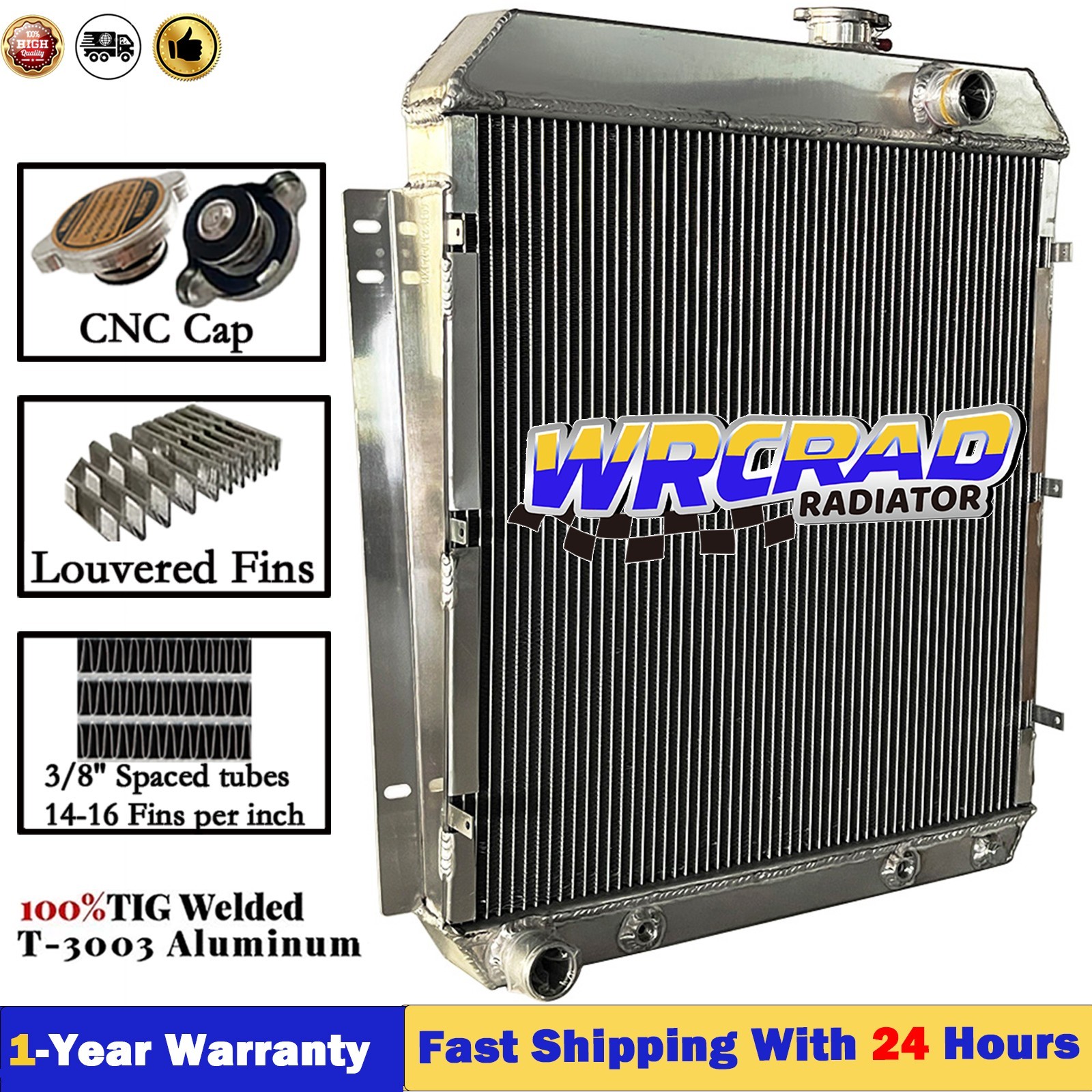 Nailhead Radiator For 54-56 1955 Buick Special/Roadmaster/Century/Super 5.3L V8