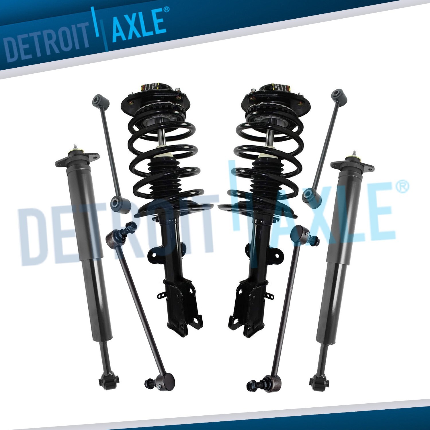 Front Spring Strut Rear Shock Suspension Kit for 2004 - 2008 Chrysler Pacifica