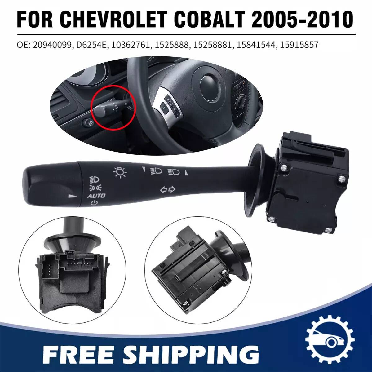 New Turn Signal Switch Corner Side Marker Parking for Chevy Equinox HHR 20940099