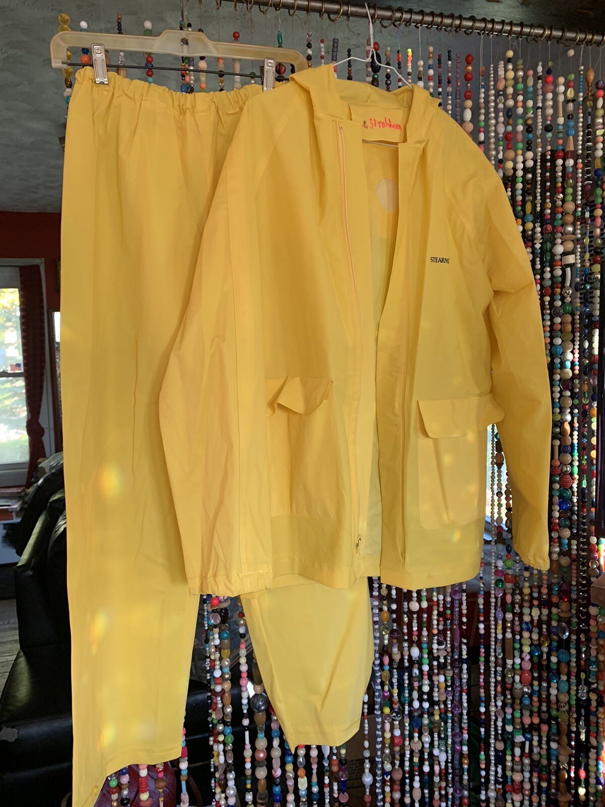 Stearns 8045YEL-02-000 Waterproof Durable PVC Rainjammer Yellow Small Rain Suit