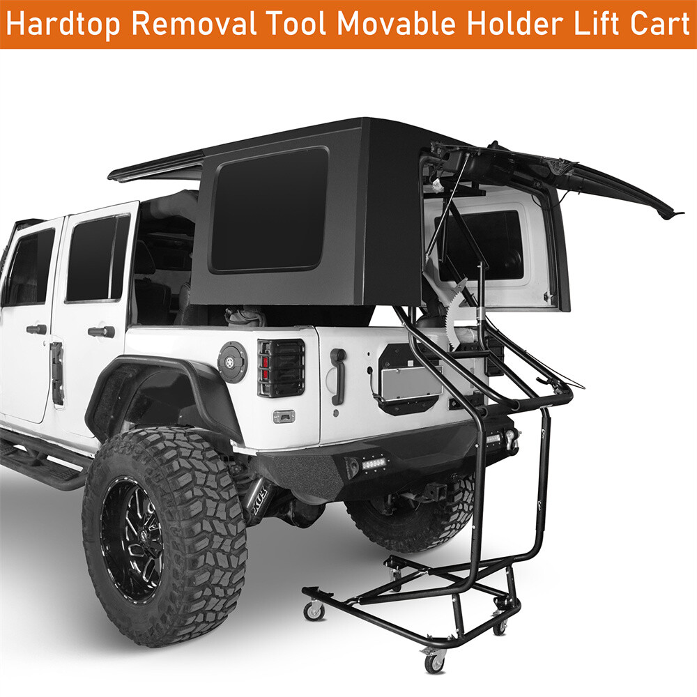 Hardtop Removal Tool Holder Lift Cart For 97-26 Jeep Wrangler &Ford Bronco 4Door