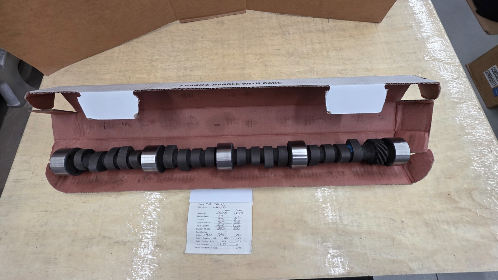Chev BBC Reground Comp Cams 280H Hyd Camshaft Chev BBC Reground Comp Cams 280H Hyd Camshaft