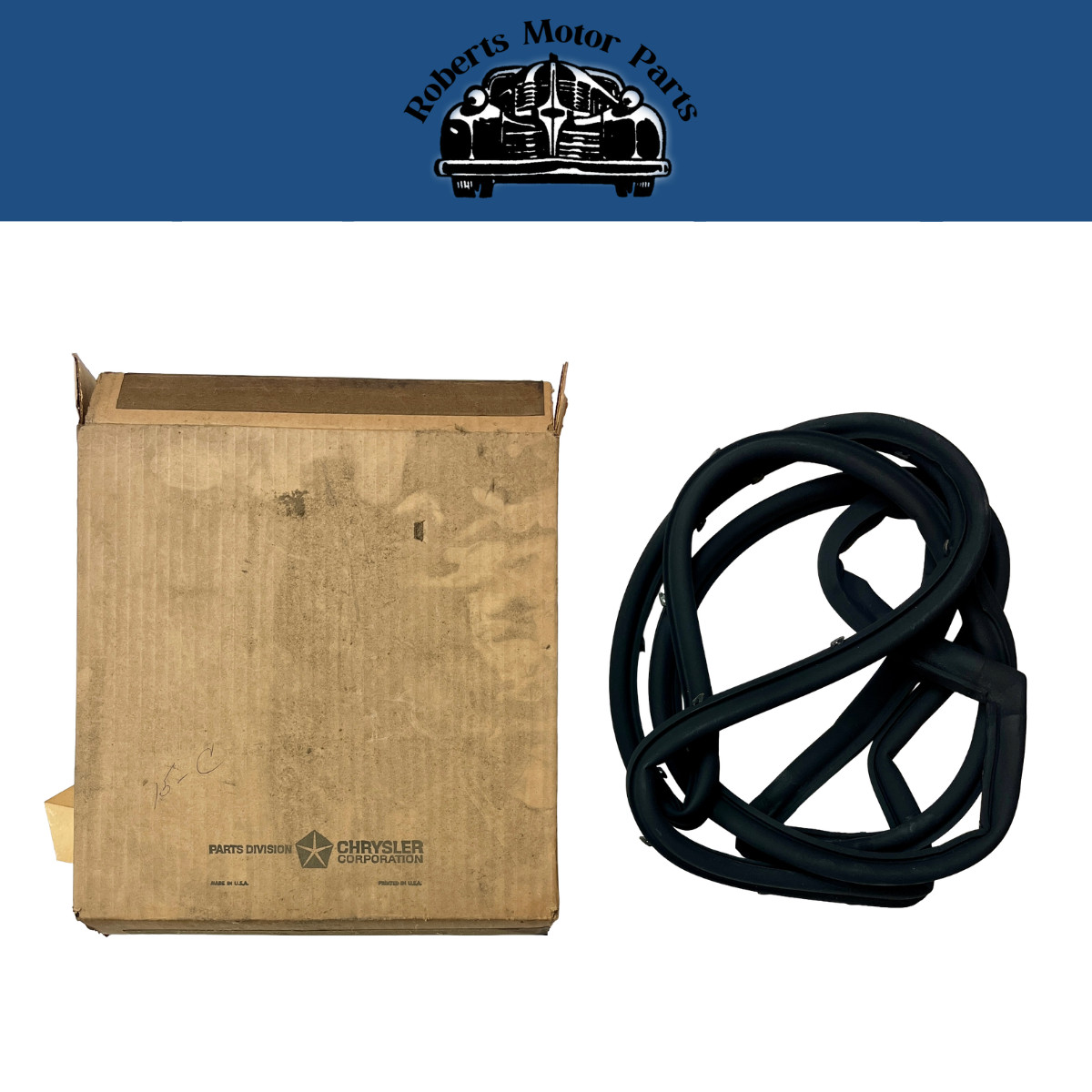 New Old Stock Rear Right Door Weatherstrip for 1969-73 C Body Wagons #2893808 New Old Stock Rear Right Door Weatherstrip for 1969-73 C Body Wagons #2893808