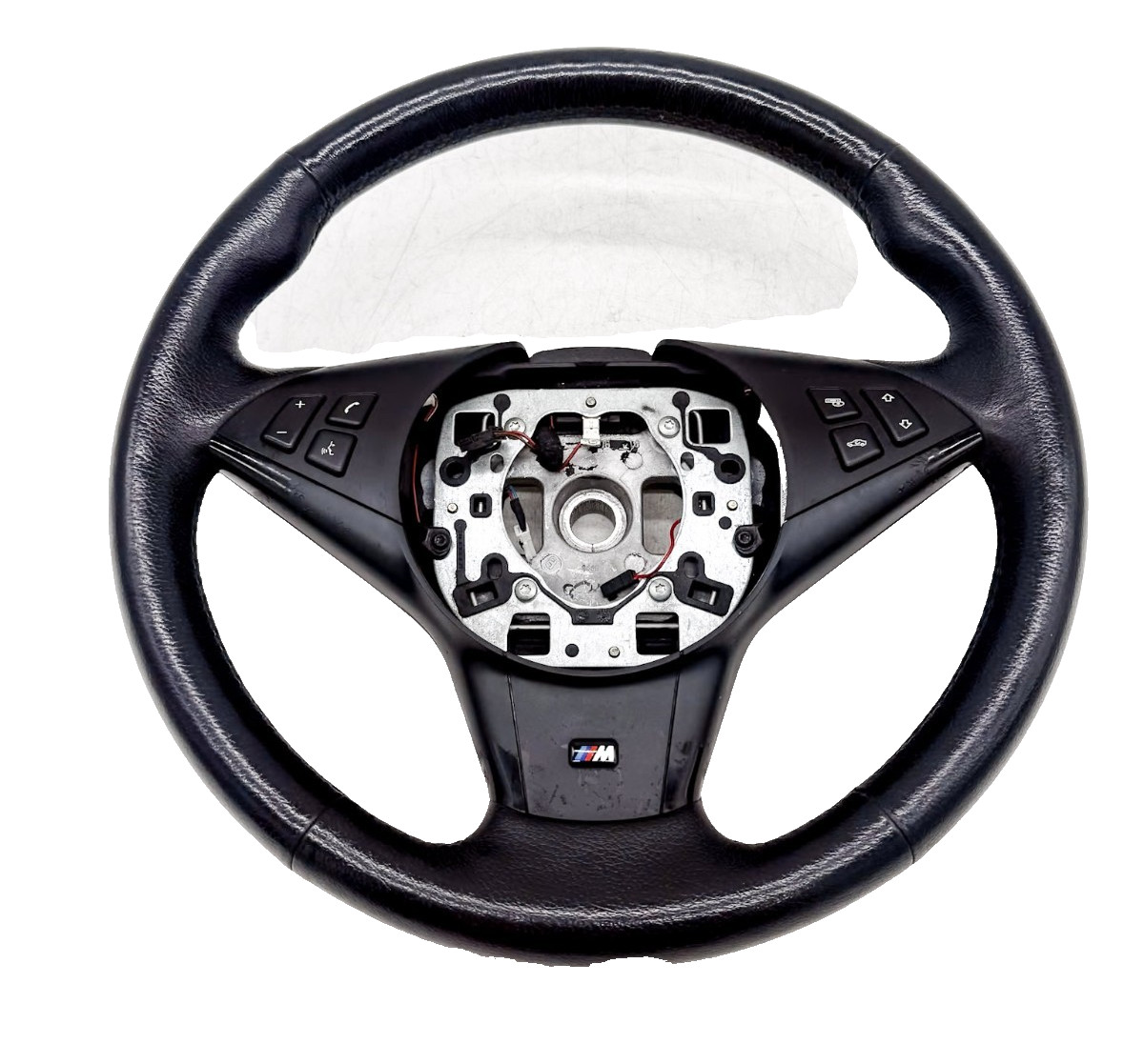 06-10 BMW E60 E63 E64 M5 M6 SMG M Leather Steering Wheel 