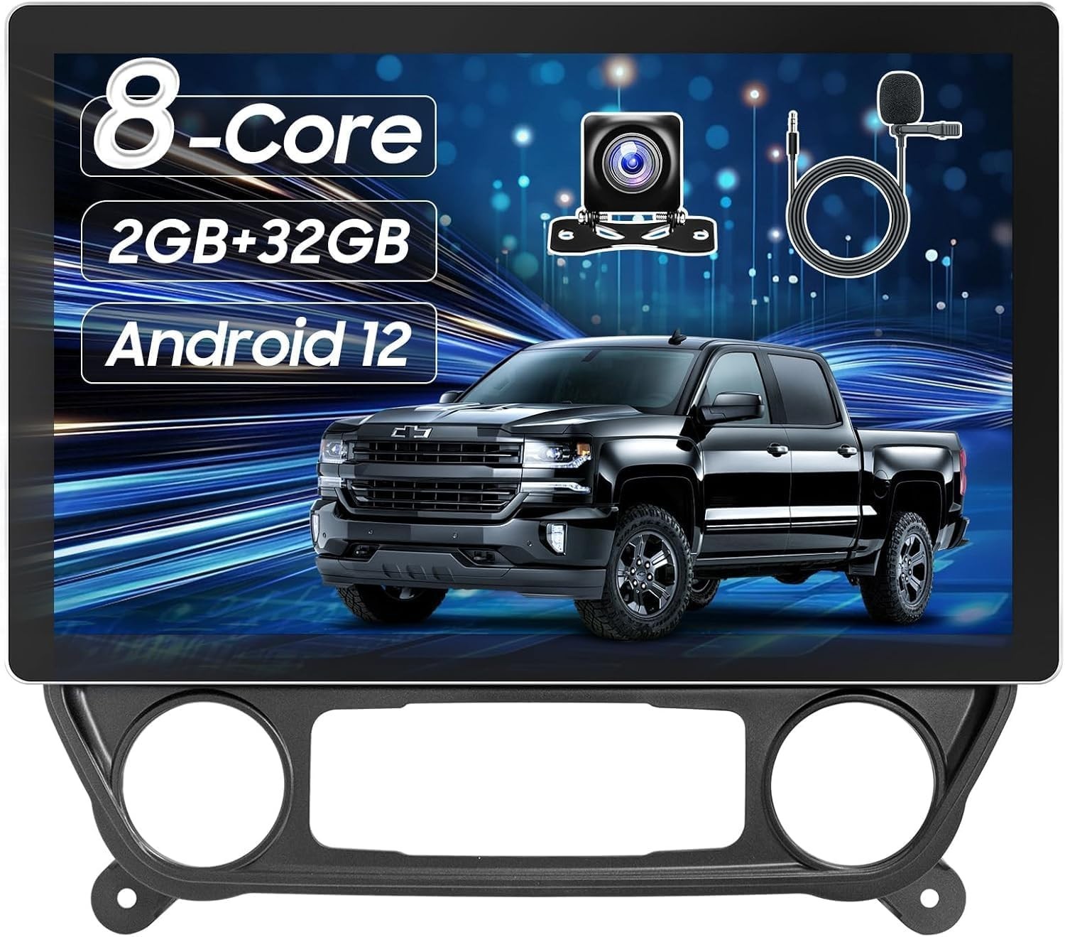 13.1\' Car Stereo Radio Upgrade for 14-18 Chevy Silverado and GMC Sierra 2+32GB