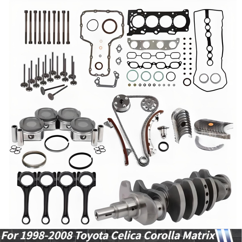 1ZZ-FE 1.8L Engine Rebuild Overhaul Kit For 1998-08 Toyota Celica Corolla Matrix