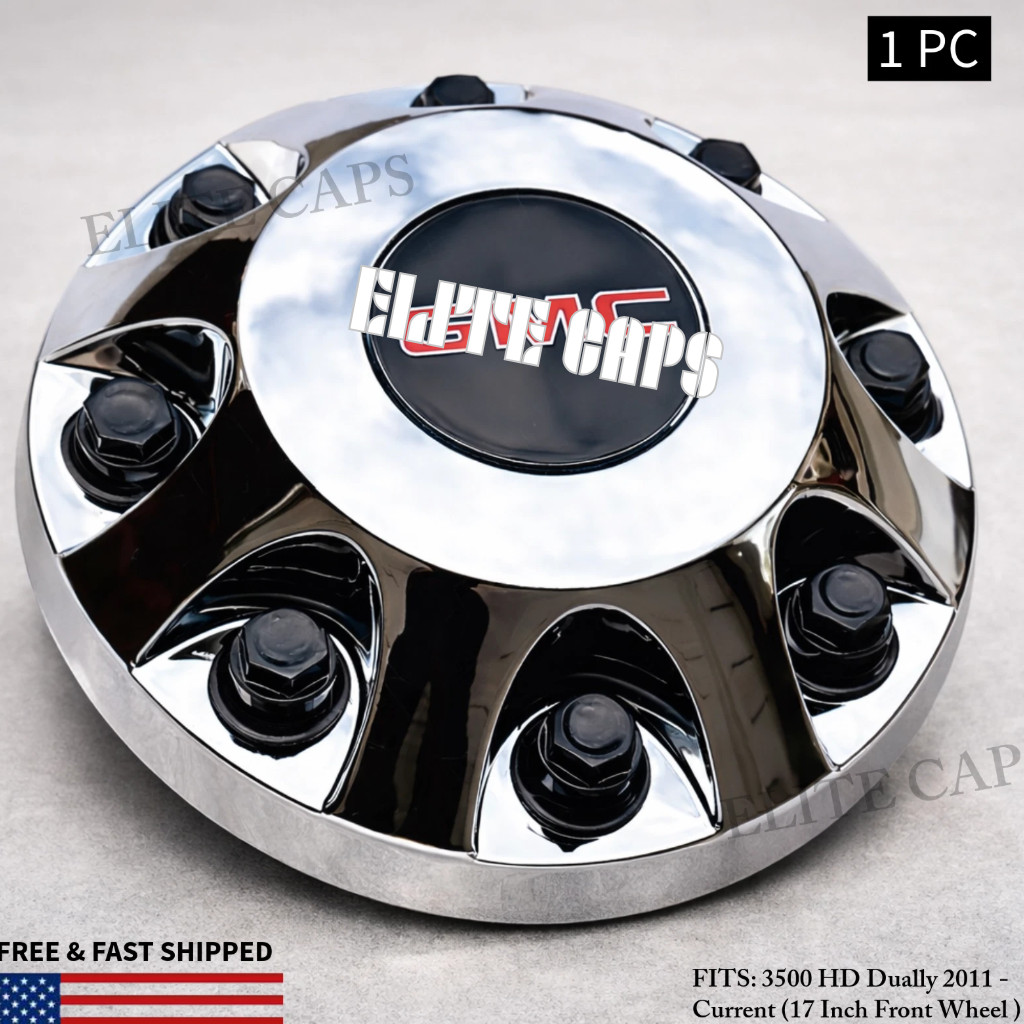 ONE FRONT Wheel Cap for 2011~Current Sierra 3500HD 17
