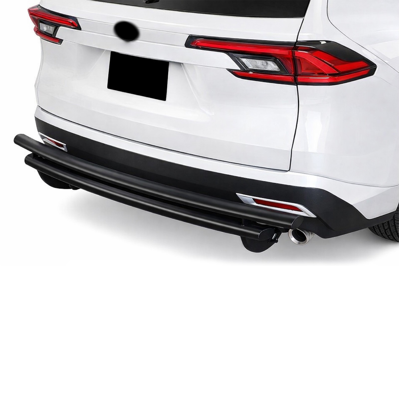 Kasei Rear Bumper Guard Double Layer Black fit 2018-2023 Chevrolet Traverse