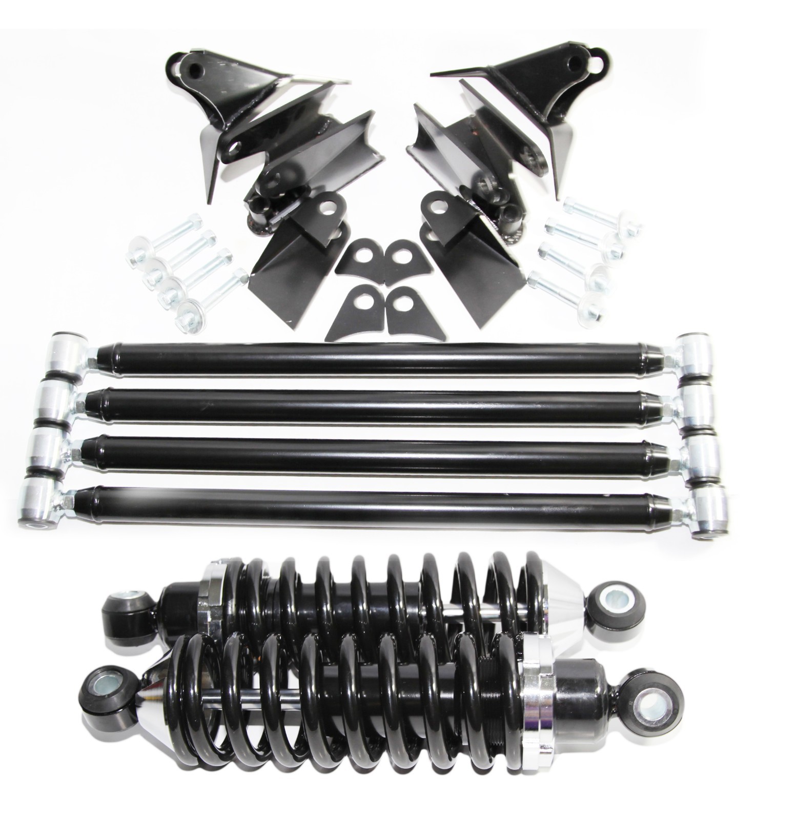 Triangulated 4Link Rear Suspension w/350pound Coilover for1928-40 Ford Chevy GMC Triangulated 4Link Rear Suspension w/350pound Coilover for1928-40 Ford Chevy GMC