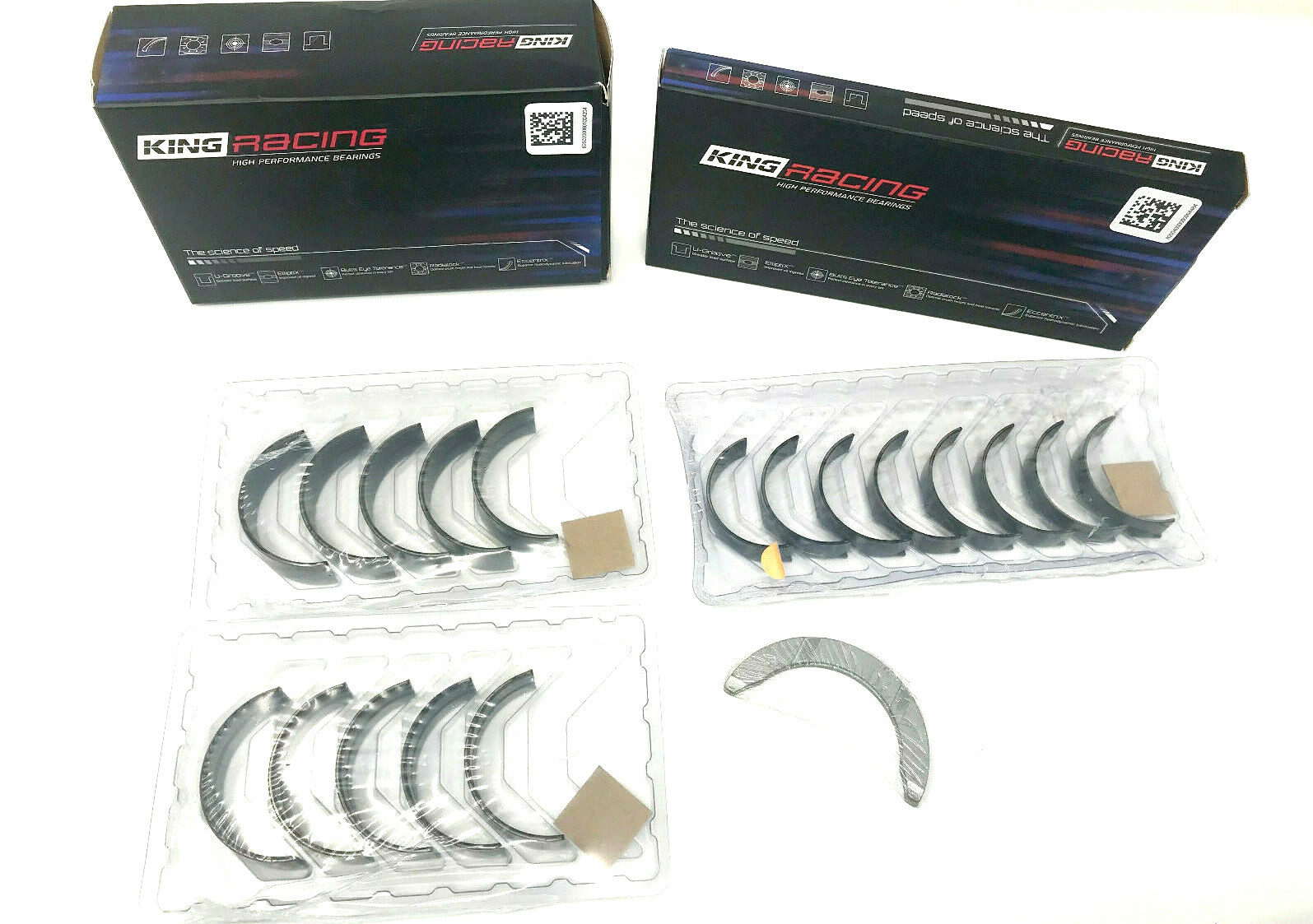 King Racing STD Main & Rod Bearings Honda Acura K20 K20A K20A2 K24 K24A RSX TSX