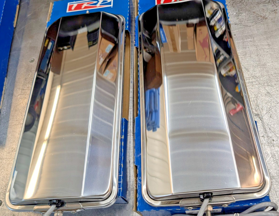 PAIR of SH716S TRP Heated Mirror 16 x 7 Stainless Set of 2 West Coast Mirrors