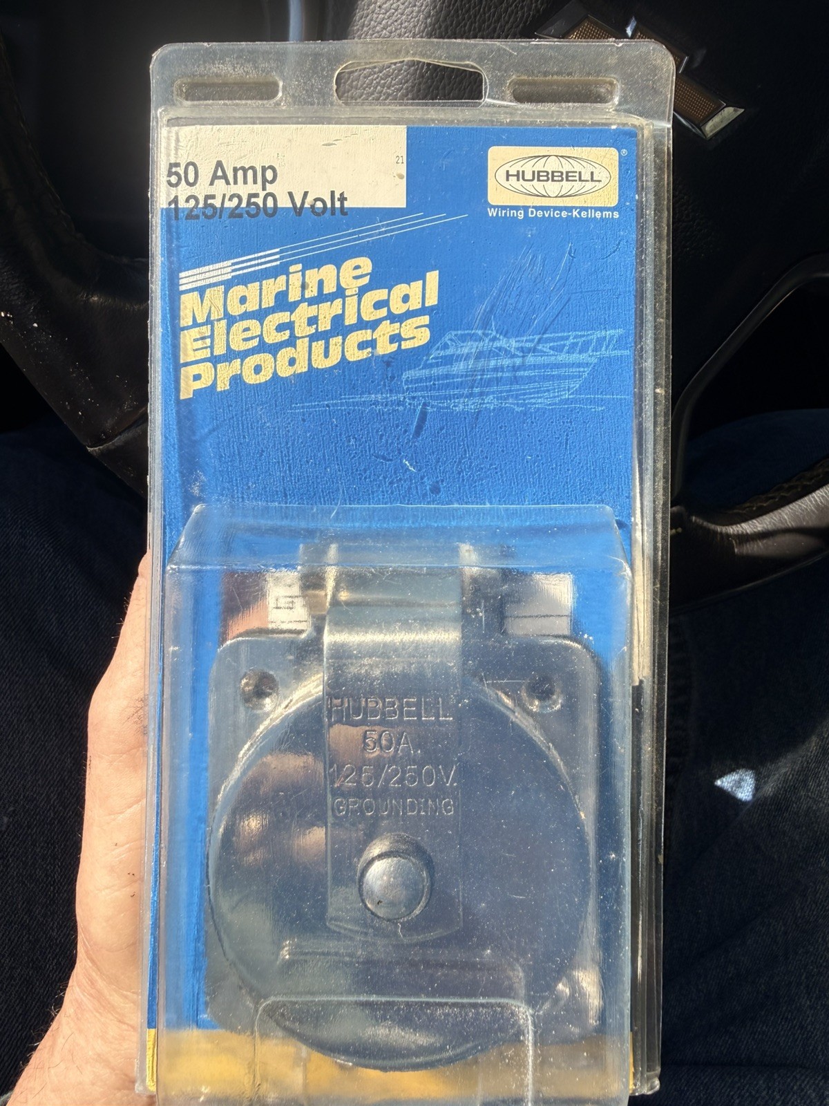 Hubbell Wiring Hbl504Ss Ss Inlet 50A 125/250V Hubbell Wiring Hbl504Ss Ss Inlet 50A 125/250V