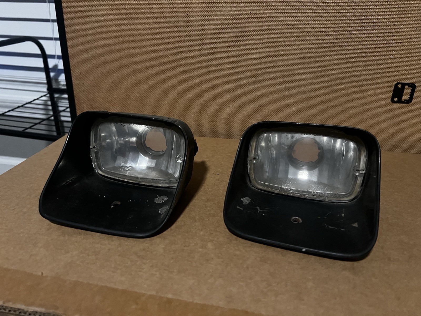1978-1981 Camaro Park Light / Turn Signal Housing And Lens Pair Used