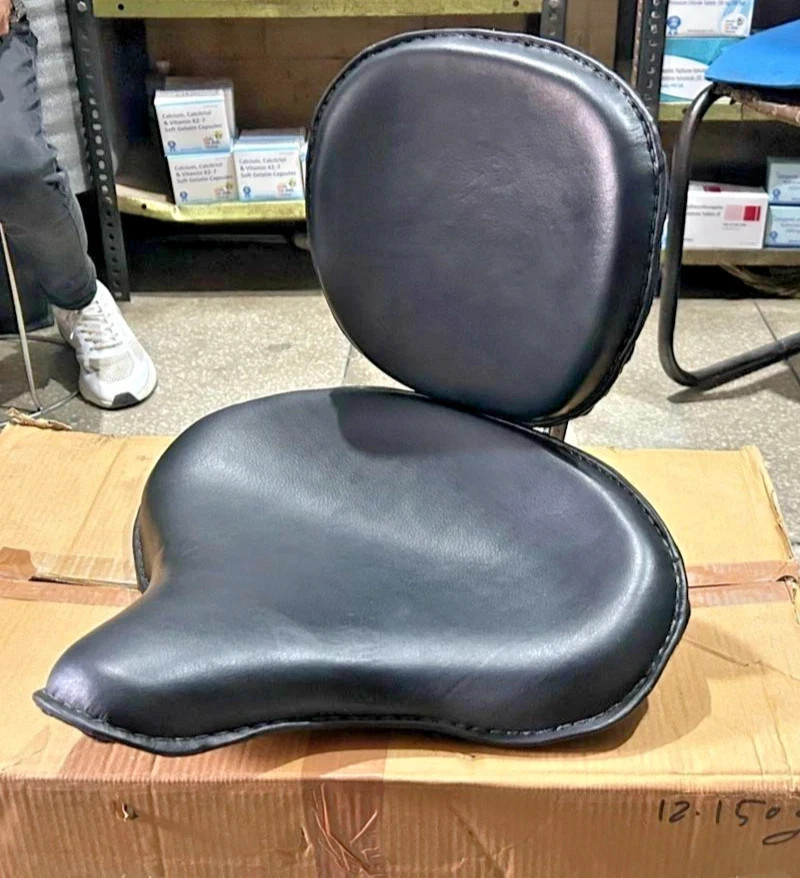 Spring Solo Tractor Seat Fit Harley Touring Indian Chief Bobber With Backrest 