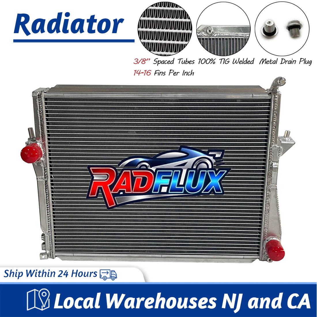 #2038 Radiator For BMW Z3 M Coupe Roaster 1998-2002 2000 3.2L L6 MT All Aluminum
