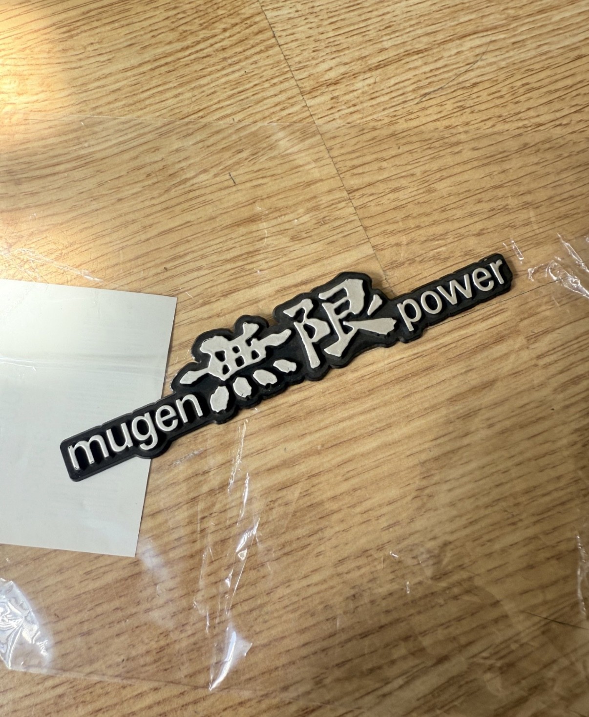 Mugen Power Wing Spoiler Emblem Badge 80s 90s CRX Civic EF9 EG6 Rare Spoon