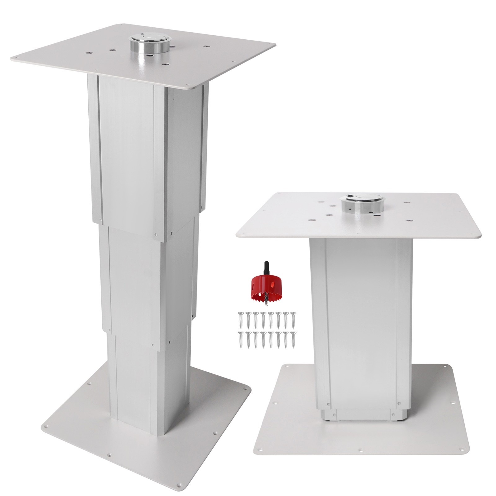 Aluminum RV Gas Lift Table Leg Adjustable Height Pedestal Camper Boat Marine