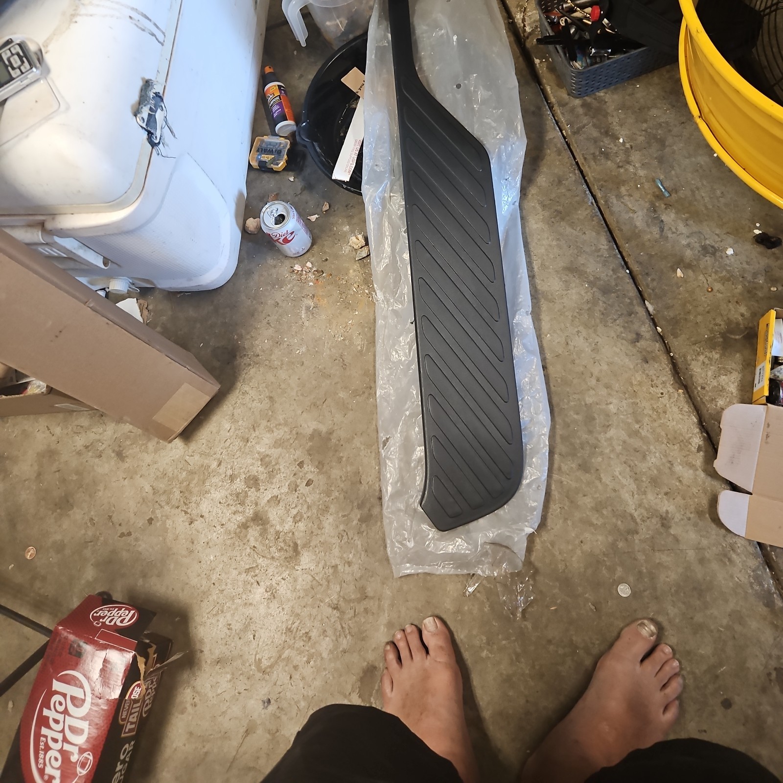 1992-2013 FORD ECONOLINE VAN E-150 E-250 E-350 REAR STEP BUMPER TOP PAD BLK OEM 1992-2013 FORD ECONOLINE VAN E-150 E-250 E-350 REAR STEP BUMPER TOP PAD BLK OEM