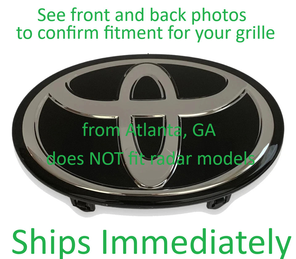 for 2017-2019 TOYOTA COROLLA Front Bumper Grille Emblem Badge Logo 53141-42020