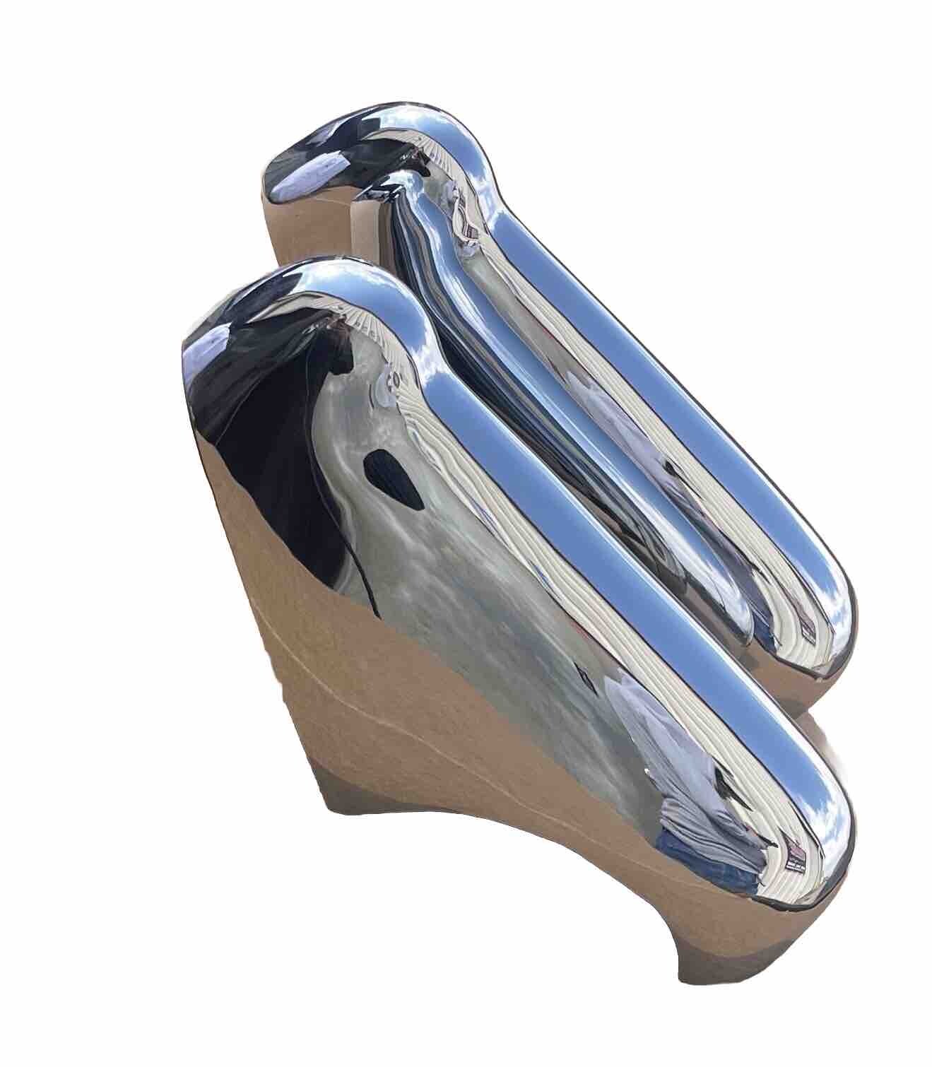 1952/1953/1954 Ford Fairlane ( Customline)Rear Bumper Guards Triple Chrome 1952/1953/1954 Ford Fairlane ( Customline)Rear Bumper Guards Triple Chrome