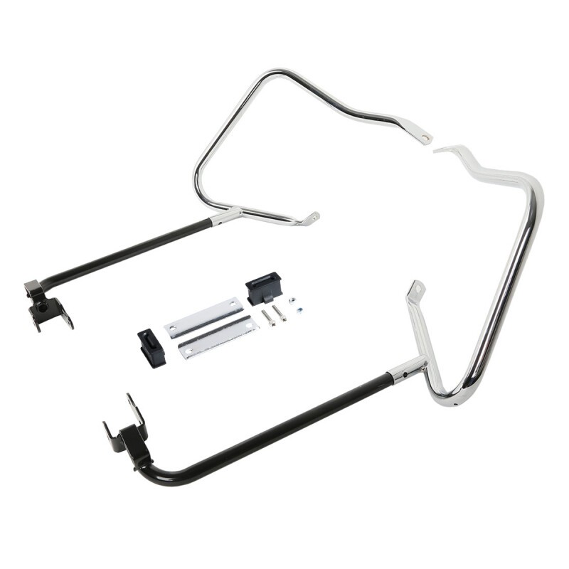Saddlebag Bracket Guard Bars For Harley Touring Street Road Glide FLHX 2014-24
