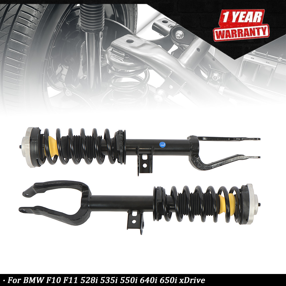 2X For BMW F10 F11 528i 535i 550i 640i 650i xDrive Front Shock Struts Assembly